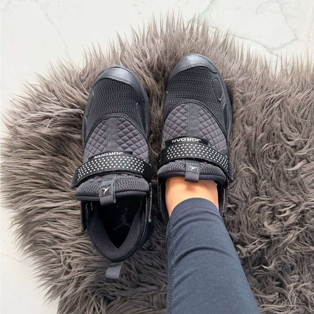 Jordan Black Athletic Slip-On Sneakers - Picture 4 of 9